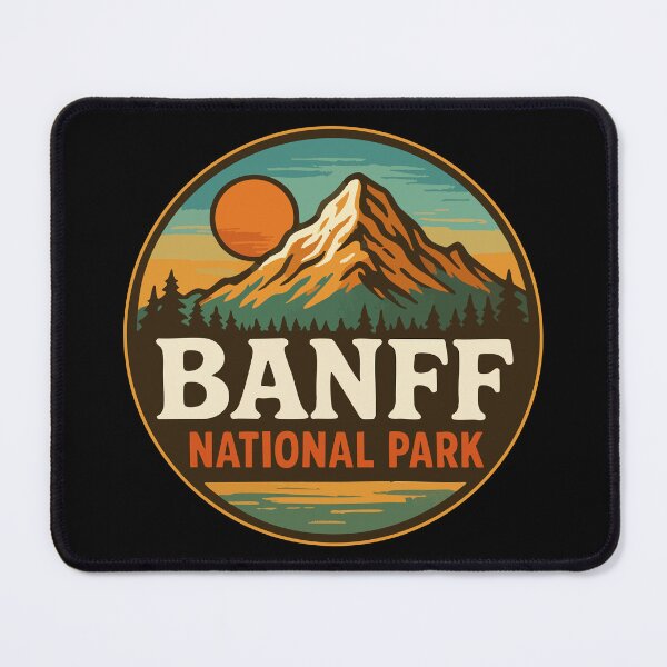 Item preview, Banff National Park Alberta Canada Vintage Travel designed and sold by TomFrontierArt.