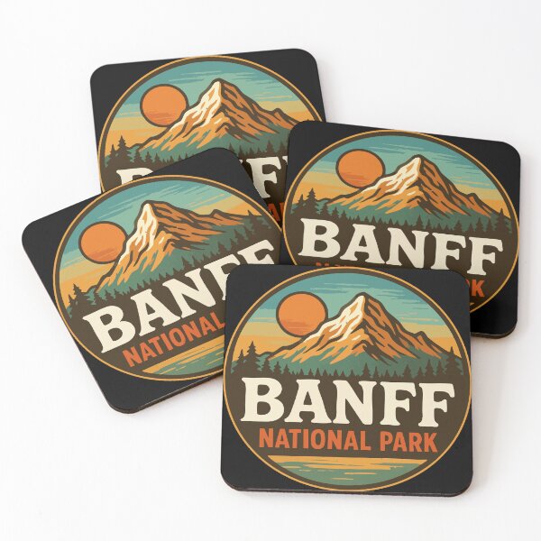 Item preview, Banff National Park Alberta Canada Vintage Travel designed and sold by TomFrontierArt.