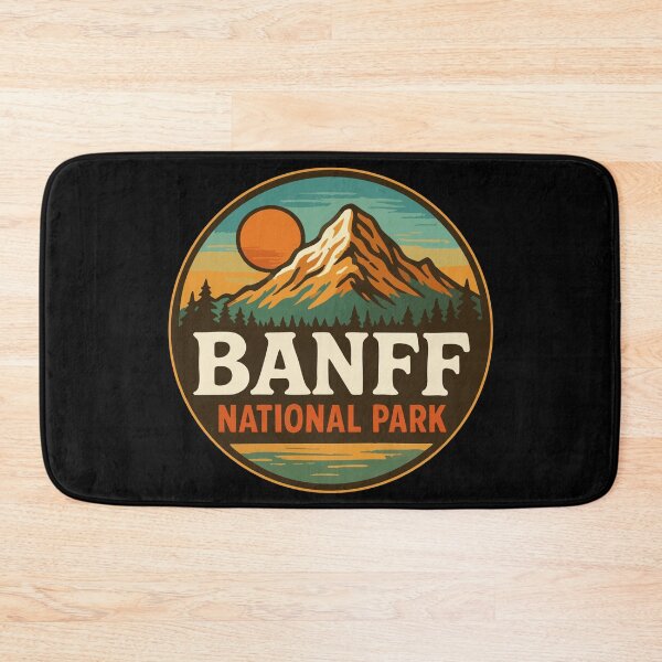 Item preview, Banff National Park Alberta Canada Vintage Travel designed and sold by TomFrontierArt.