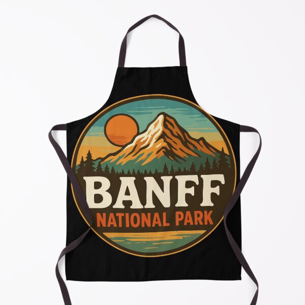 Item preview, Banff National Park Alberta Canada Vintage Travel designed and sold by TomFrontierArt.