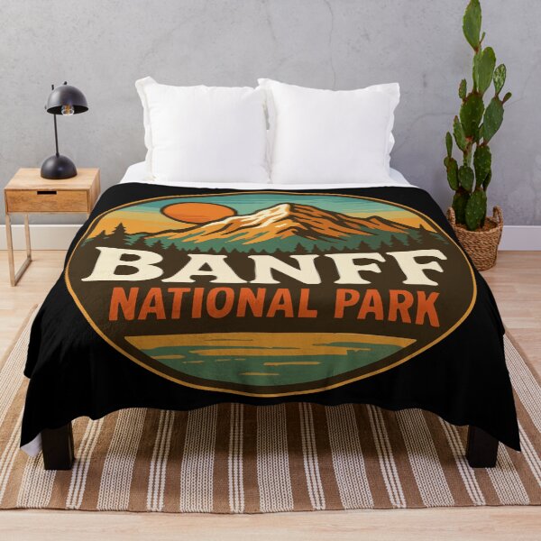 Item preview, Banff National Park Alberta Canada Vintage Travel designed and sold by TomFrontierArt.