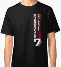 Hosaka Ono-Sendai Cyberpace 7 (White Vertical version) Classic T-Shirt