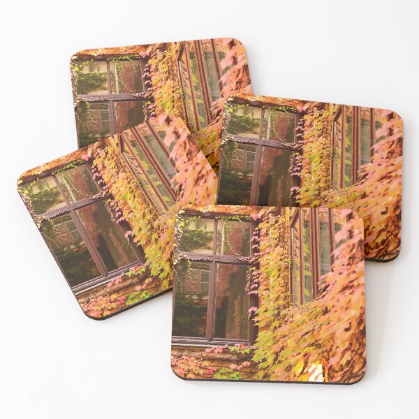 Item preview, House wall overgrown with red ivy,autumn season,Vienna,Austria designed and sold by goceris.