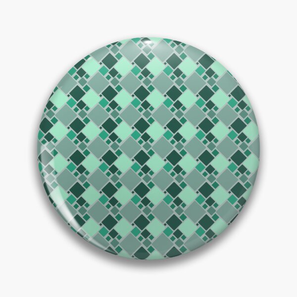 Item preview, Seamless geometric pattern with green rounded squares designed and sold by juthamas8426.