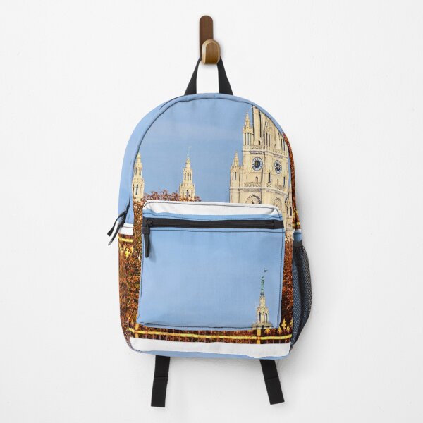 Item preview, Historic town hall of Vienna, Rathaus, autumn season designed and sold by goceris.