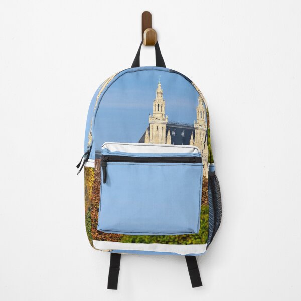 Item preview, Historic town hall of Vienna, Rathaus, Austria, autumn season designed and sold by goceris.