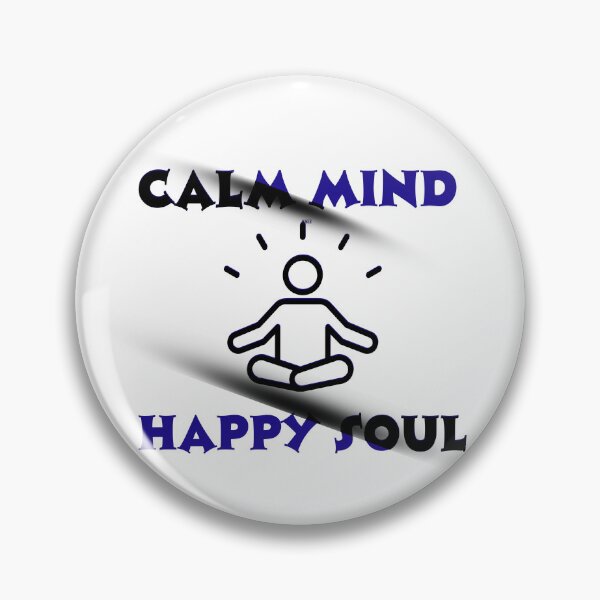 Item preview, calm mind ,happy soul designed and sold by Brilliant minds.