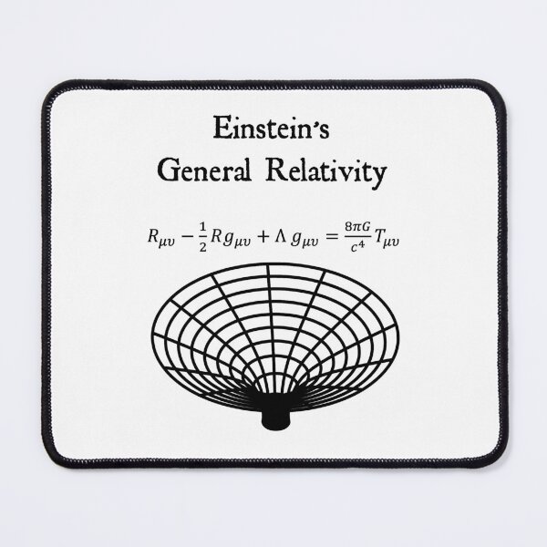 Item preview, Nerdy Vintage Einstein's General Relativity Equation Math Science Teacher Black Text designed and sold by MathWare MathClips.