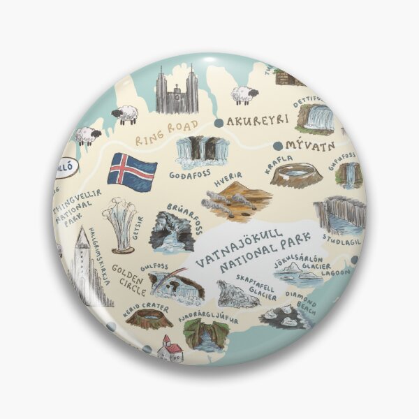 Item preview, Map of Iceland designed and sold by Those Pencil Shavings.