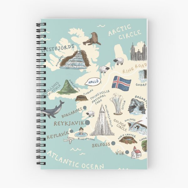 Item preview, Map of Iceland designed and sold by Those Pencil Shavings.