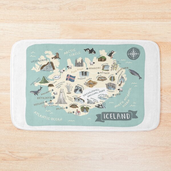 Item preview, Map of Iceland designed and sold by Those Pencil Shavings.