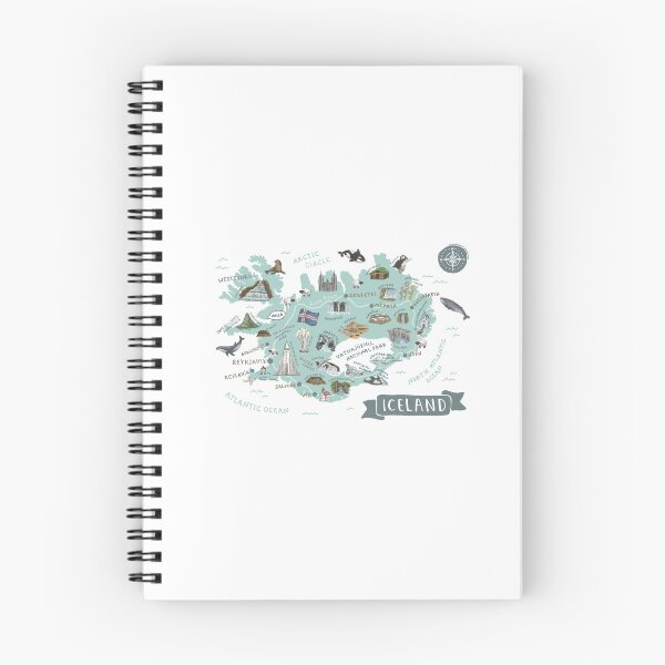 Item preview, Map of Iceland designed and sold by Those Pencil Shavings.
