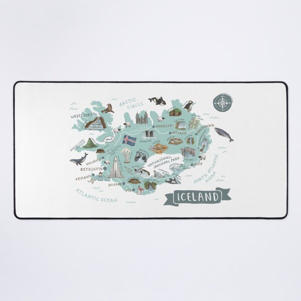 Item preview, Map of Iceland designed and sold by Those Pencil Shavings.