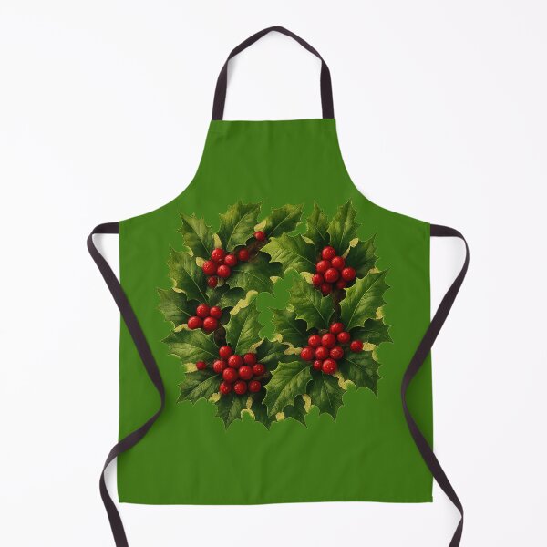 Item preview, Holiday Holly Charm designed and sold by TheJoyfulPen.