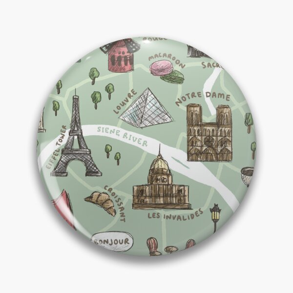 Item preview, Map of Paris designed and sold by Those Pencil Shavings.