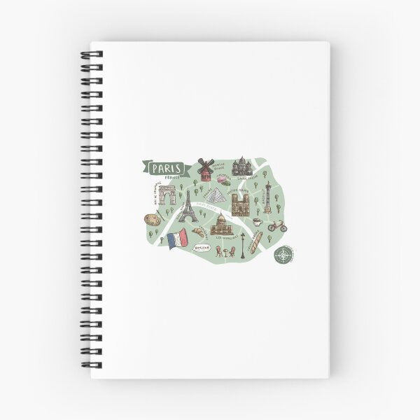 Item preview, Map of Paris designed and sold by Those Pencil Shavings.