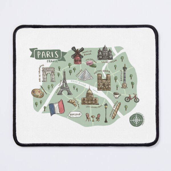 Item preview, Map of Paris designed and sold by Those Pencil Shavings.