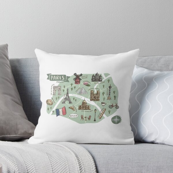 Item preview, Map of Paris designed and sold by Those Pencil Shavings.