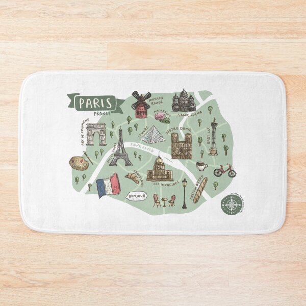 Item preview, Map of Paris designed and sold by Those Pencil Shavings.