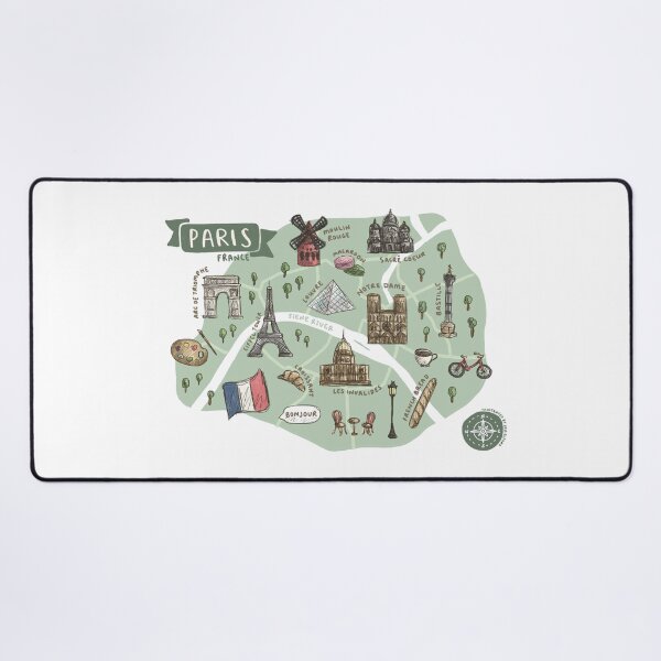 Item preview, Map of Paris designed and sold by Those Pencil Shavings.