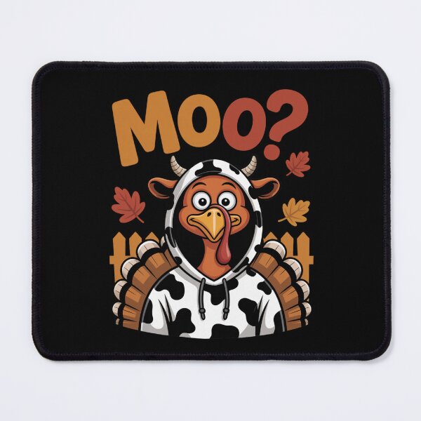 Item preview, Moo Funny Turkey Cow Costume Thanksgiving Humor Design designed and sold by FreshVibe Prints.