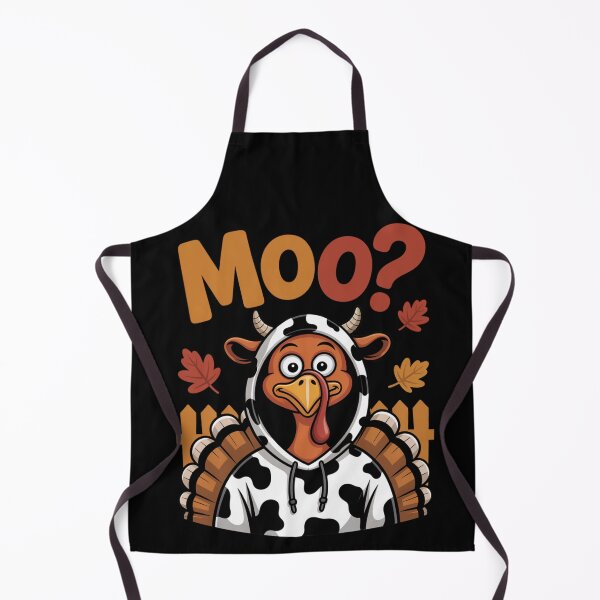 Item preview, Moo Funny Turkey Cow Costume Thanksgiving Humor Design designed and sold by FreshVibe Prints.
