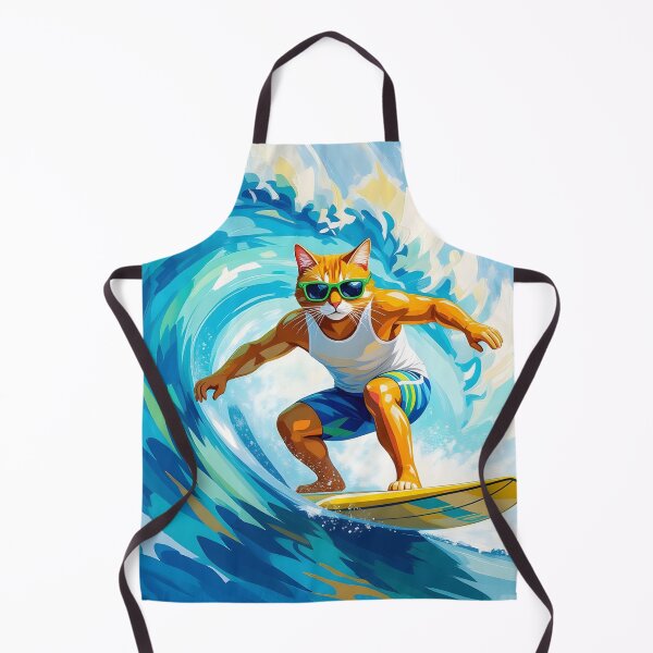Item preview, Surfer Cat designed and sold by sembrandounpais.