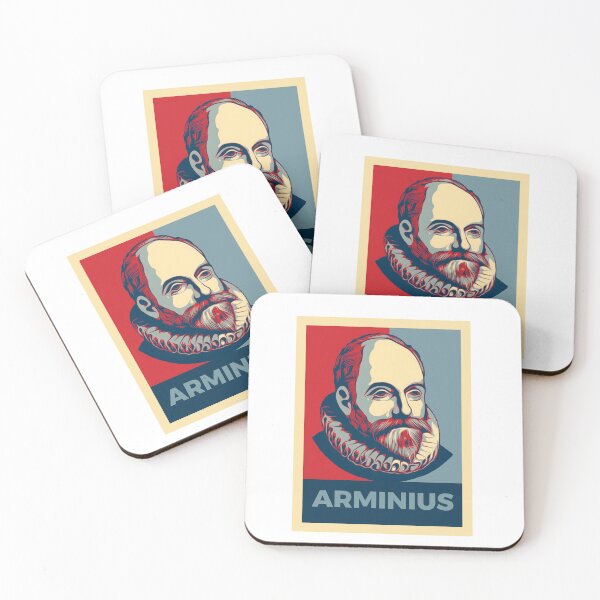 Item preview, Jacobus Arminius Pop Art Poster – Reformer Portrait | Arminian Theology & Christian Reformation Design by AveCruxT** designed and sold by AveCruxT.