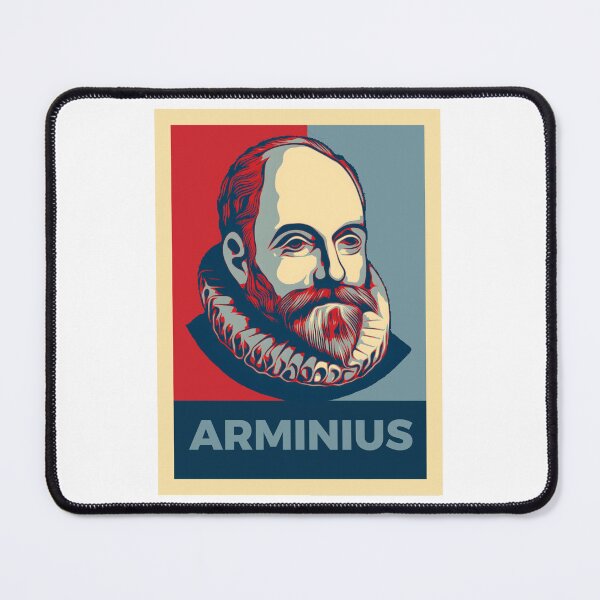 Item preview, Jacobus Arminius Pop Art Poster – Reformer Portrait | Arminian Theology & Christian Reformation Design by AveCruxT** designed and sold by AveCruxT.