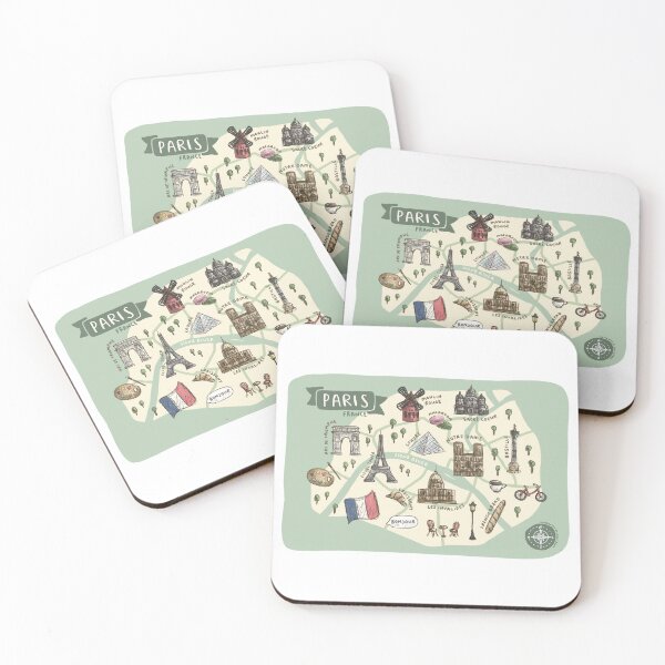 Item preview, Map of Paris designed and sold by Those Pencil Shavings.