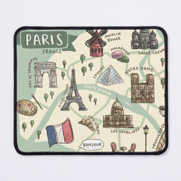 Item preview, Map of Paris designed and sold by Those Pencil Shavings.