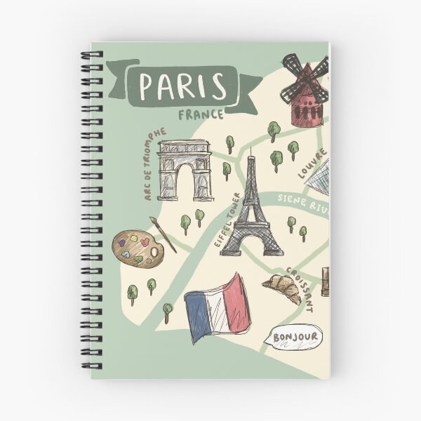 Item preview, Map of Paris designed and sold by Those Pencil Shavings.