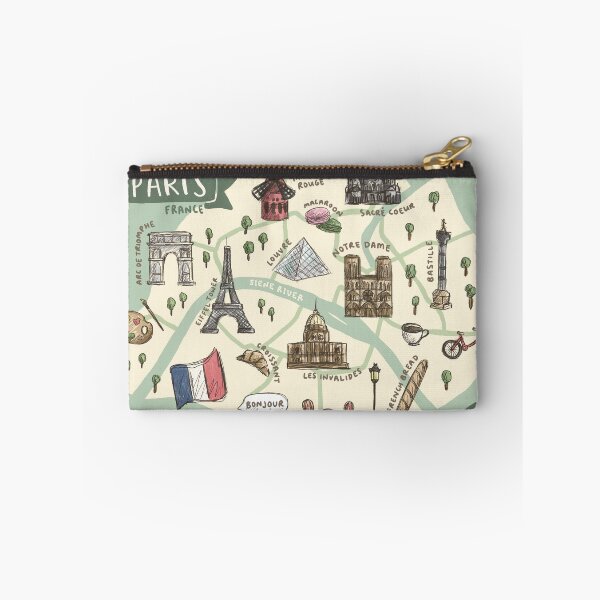 Item preview, Map of Paris designed and sold by Those Pencil Shavings.