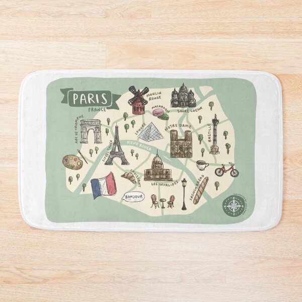 Item preview, Map of Paris designed and sold by Those Pencil Shavings.