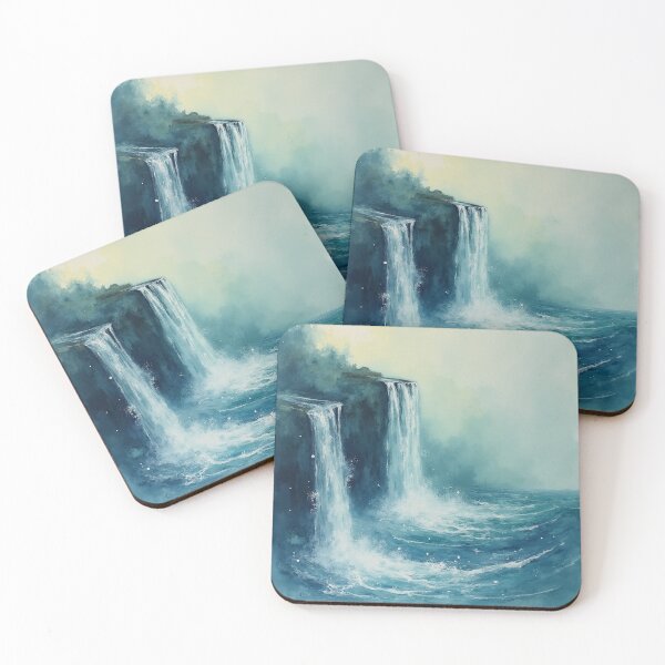 Item preview, Watercolor Waterfall designed and sold by MattBStickers.