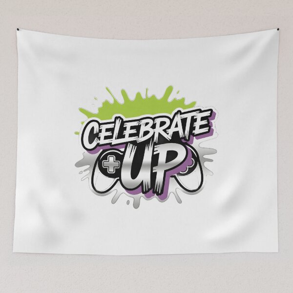 Item preview, Celebrate Up Controller Graphic designed and sold by InkWeaveShop.