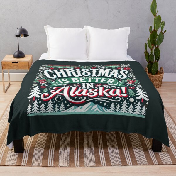 Item preview, Christmas is better in Alaska designed and sold by Meandmyshop.