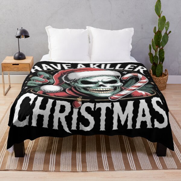 Item preview, Have A Killer Christmas Skull Santa Candy Cane designed and sold by By:MarcinK.