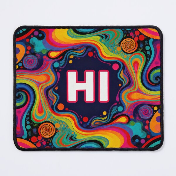Item preview, Hi Colorful Psychedelic Pattern designed and sold by Simplybe1.