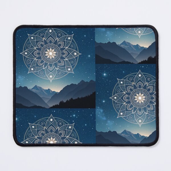 Item preview, Star map mandala glowing designed and sold by Lucky 777.