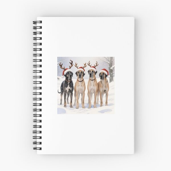 Item preview, Stunning group of majestic xmas Great Danes designed and sold by Digitalhome1961.