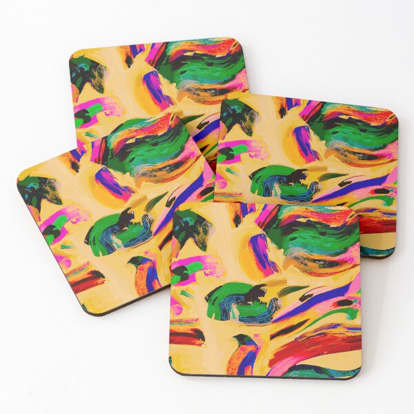 Item preview, Yellow background abstract print designed and sold by marciaolicosta.