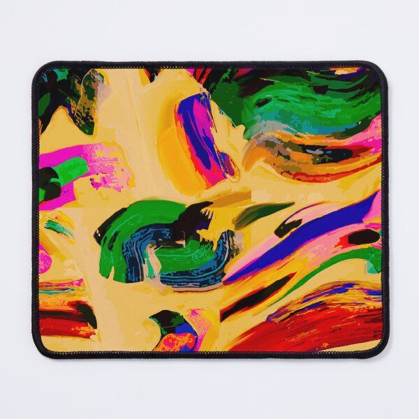 Item preview, Yellow background abstract print designed and sold by marciaolicosta.