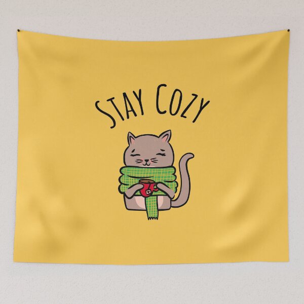 Item preview, Stay Cozy Winter Christmas Cat Design designed and sold by Jackson2288.