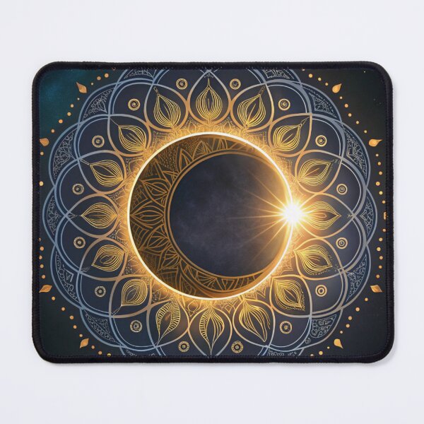 Item preview, Solar eclipse with halo designed and sold by Lucky 777.