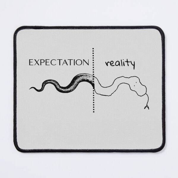 Item preview, a humorus version of the artists expectations designed and sold by Kejt-designer.