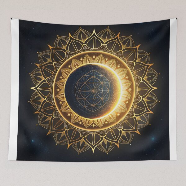 Item preview, Solar eclipse with halo designed and sold by Lucky 777.