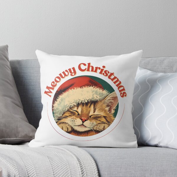 Item preview, Vintage Xmas Cute Retro Cat Meowy Christmas  designed and sold by Vintage City.