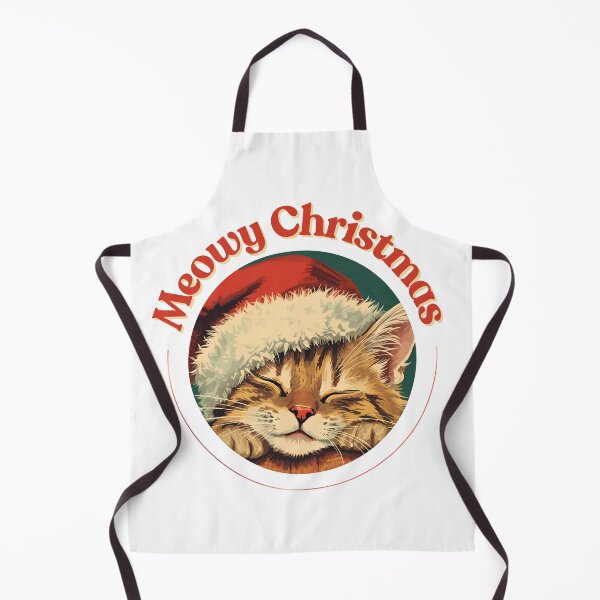 Item preview, Vintage Xmas Cute Retro Cat Meowy Christmas designed and sold by Vintage City.