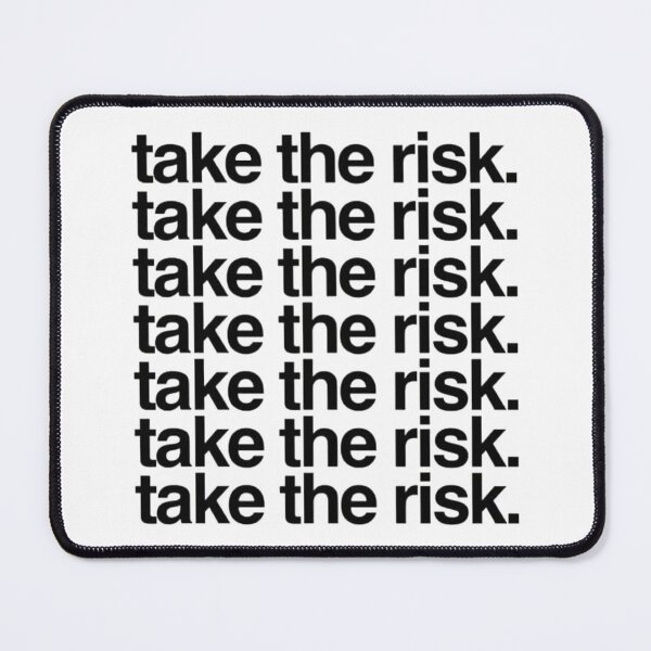 Item preview, Take The Risk – Minimalist Motivational Typography designed and sold by LineArtForYou.